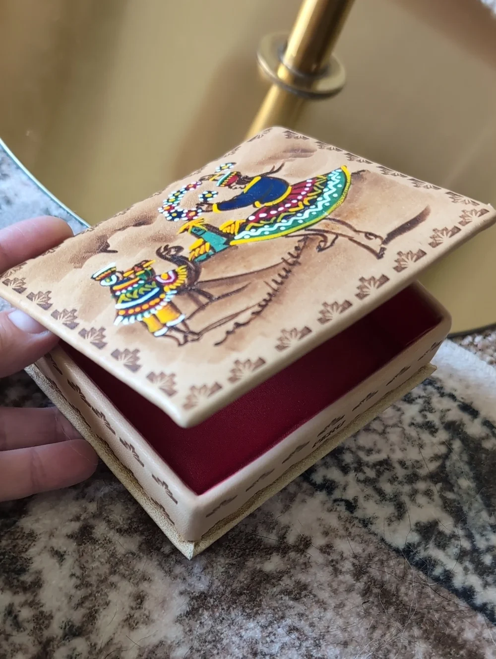 Leather Trinket Box